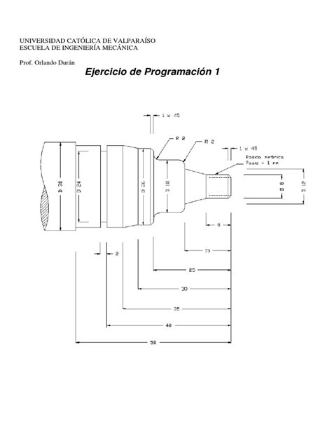 torno cnc ejercicio 1 sena|Practicas para El Torno CNC .